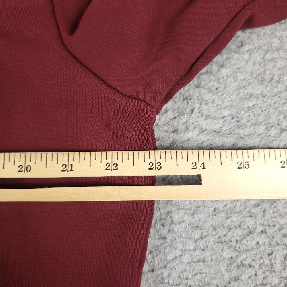 Puma Mens Large Red Pullover Hoodie Sweatshirt Logo Casual Athletic 043148 - Picture 5 of 9